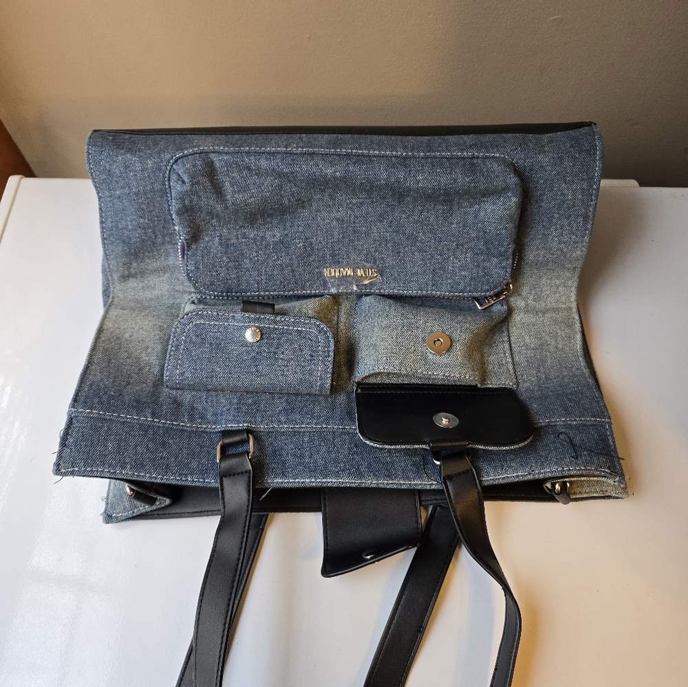 Denim Blue Steve Madden  tote